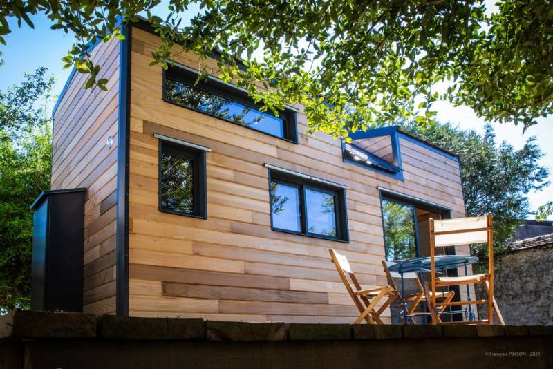 Fabrication tiny House dans le medoc : Globale Rénovation Pages Bruges expert en Tiny House sur le Medoc et ailleurs en Gironde